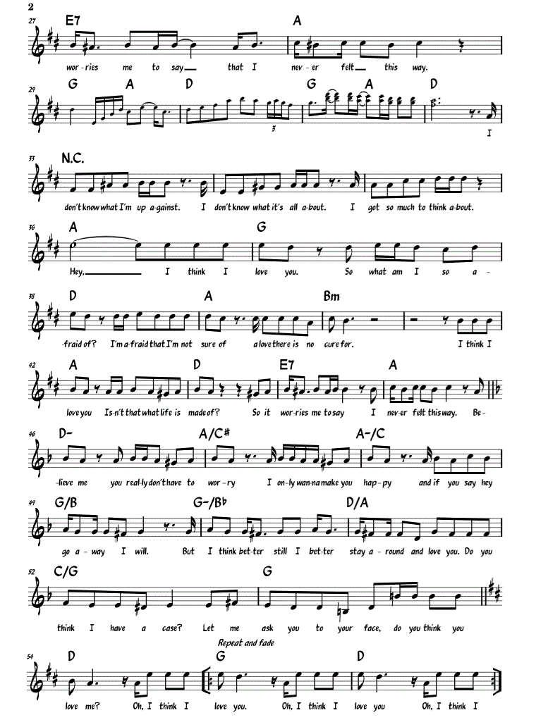 Sheet Music